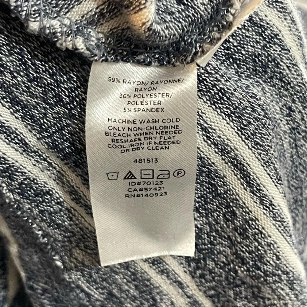 Lou &‎ Grey Navy and White Striped Top
